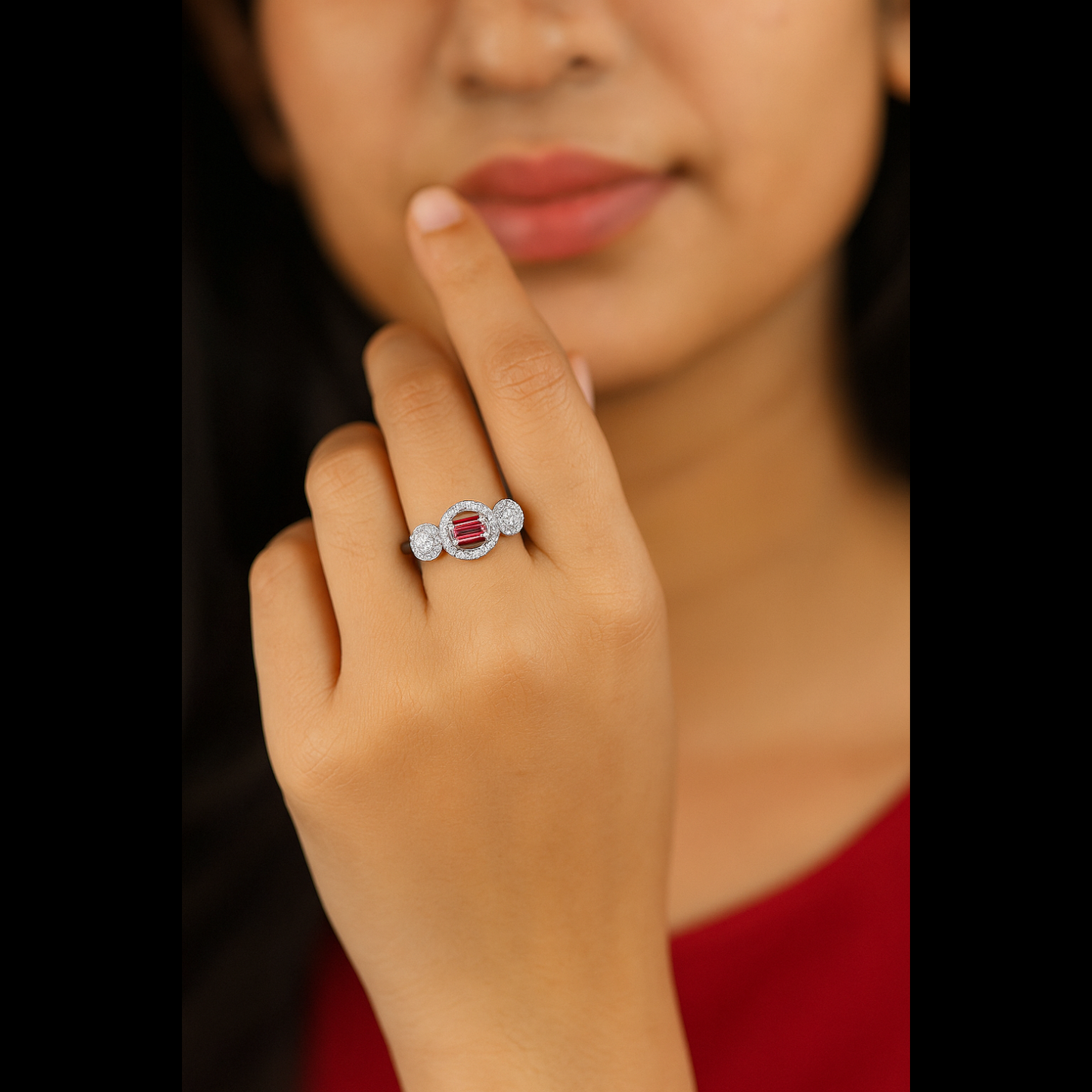 Dewdrop Illume Ring - Pink