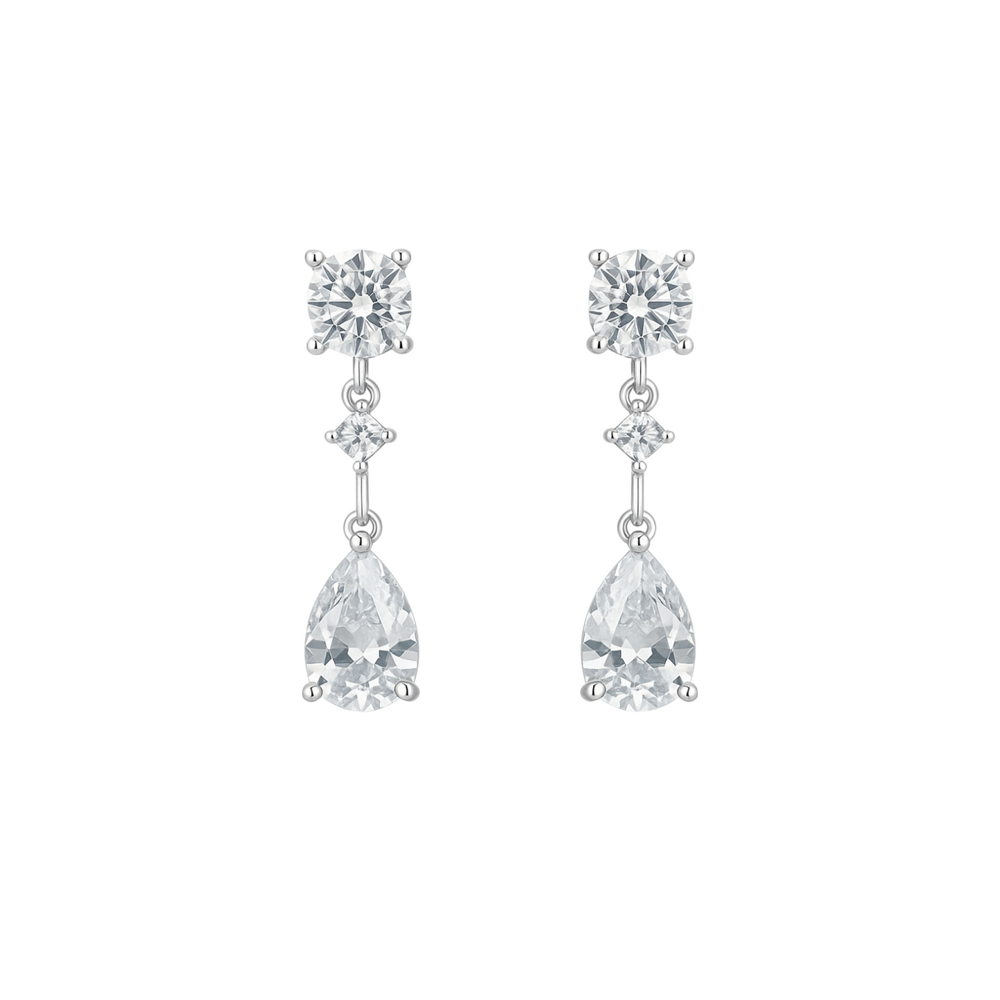 Crystal Cascade Elegance Earrings