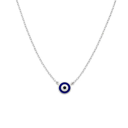 Minimal Evil Eye Necklace