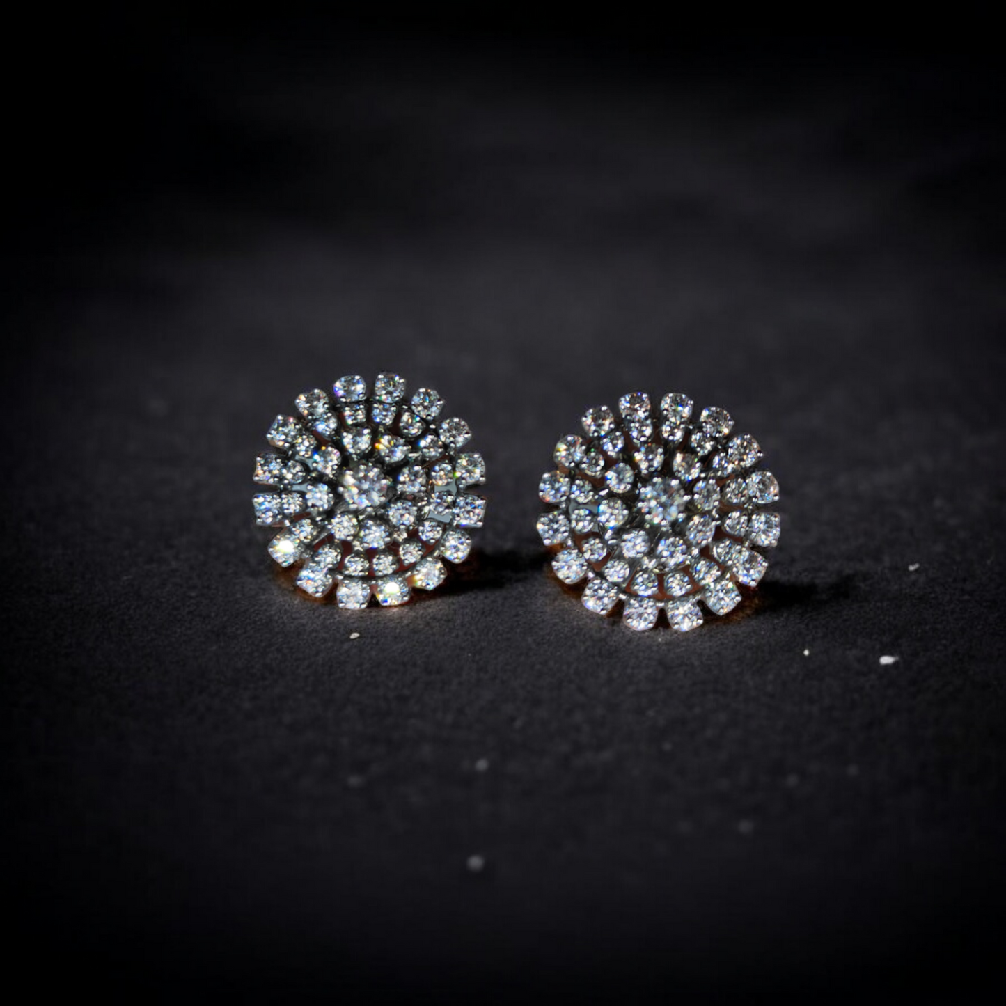 Handcrafted Radiant Burst Stud Earrings