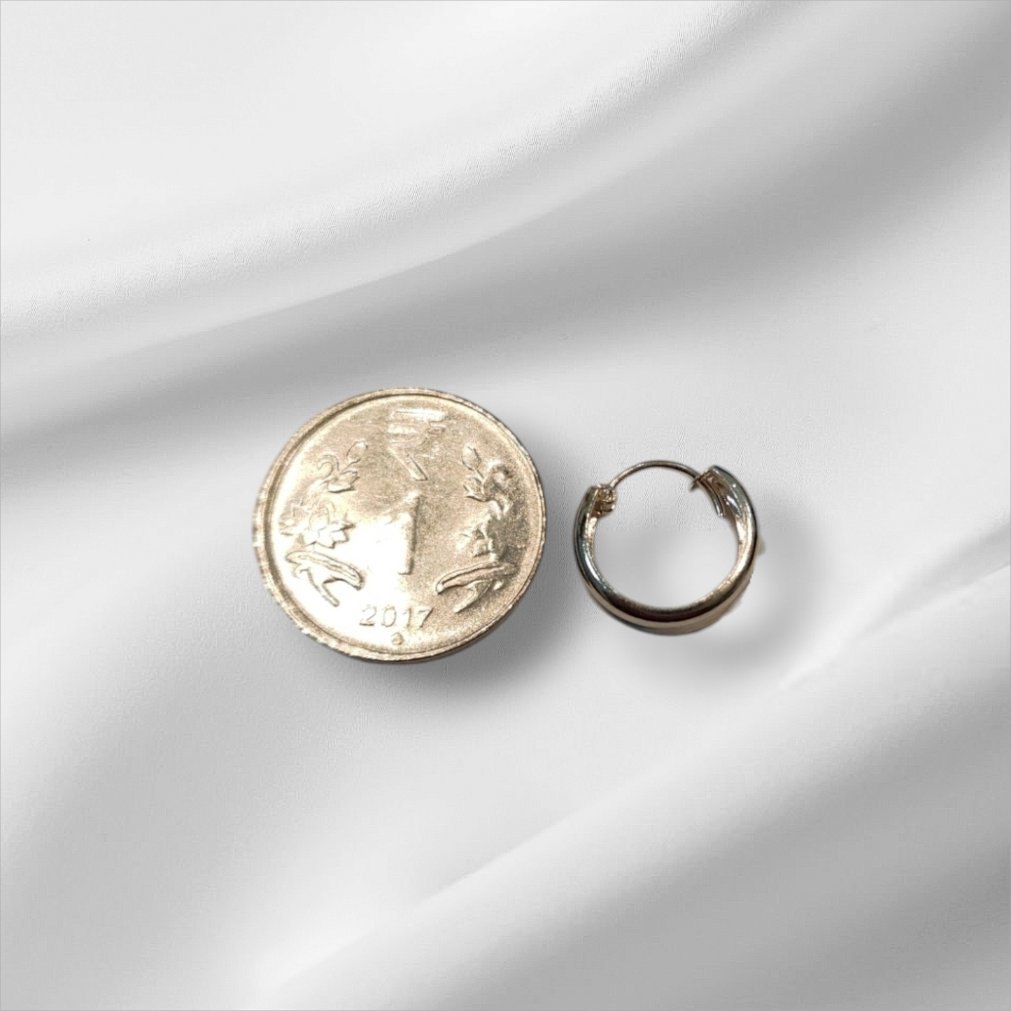 Dainty Silver Ring Hoops