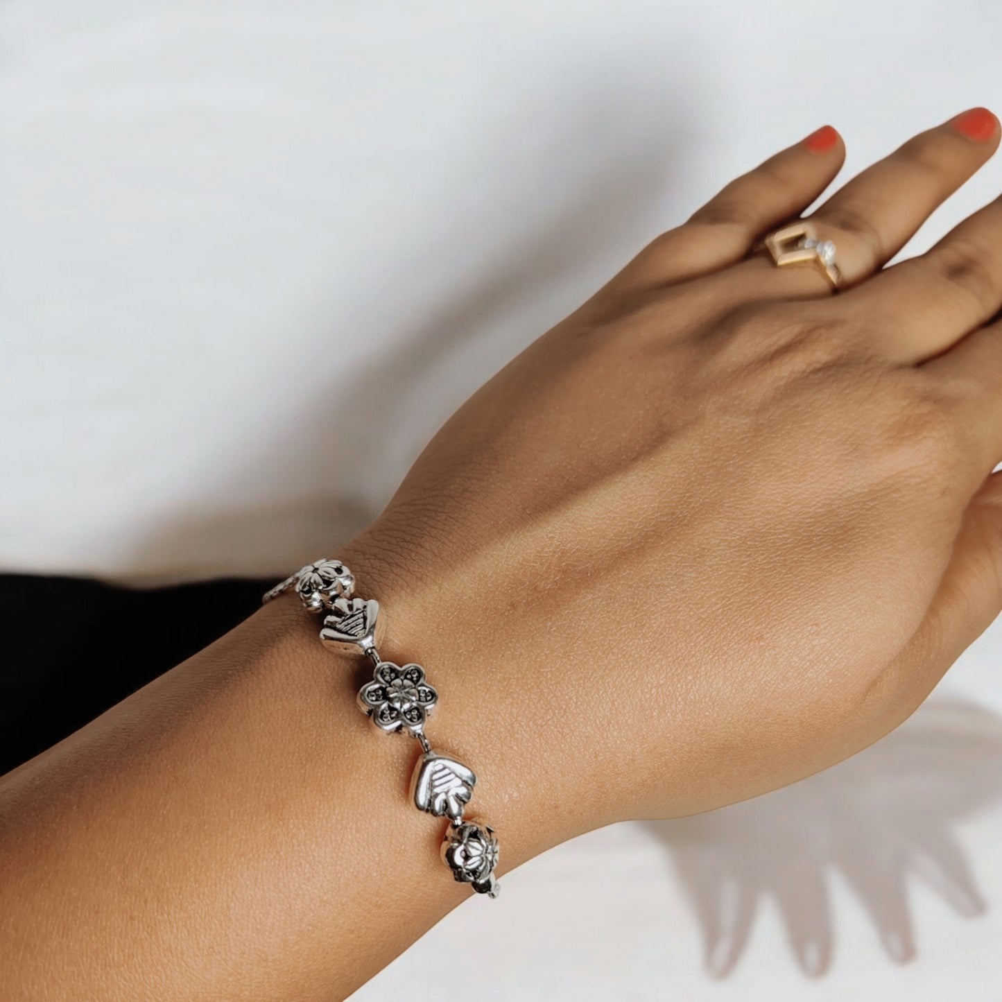 Starlight Symphony Silver Bracelet
