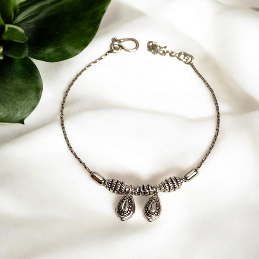 Radiant Roots Silver Bracelet