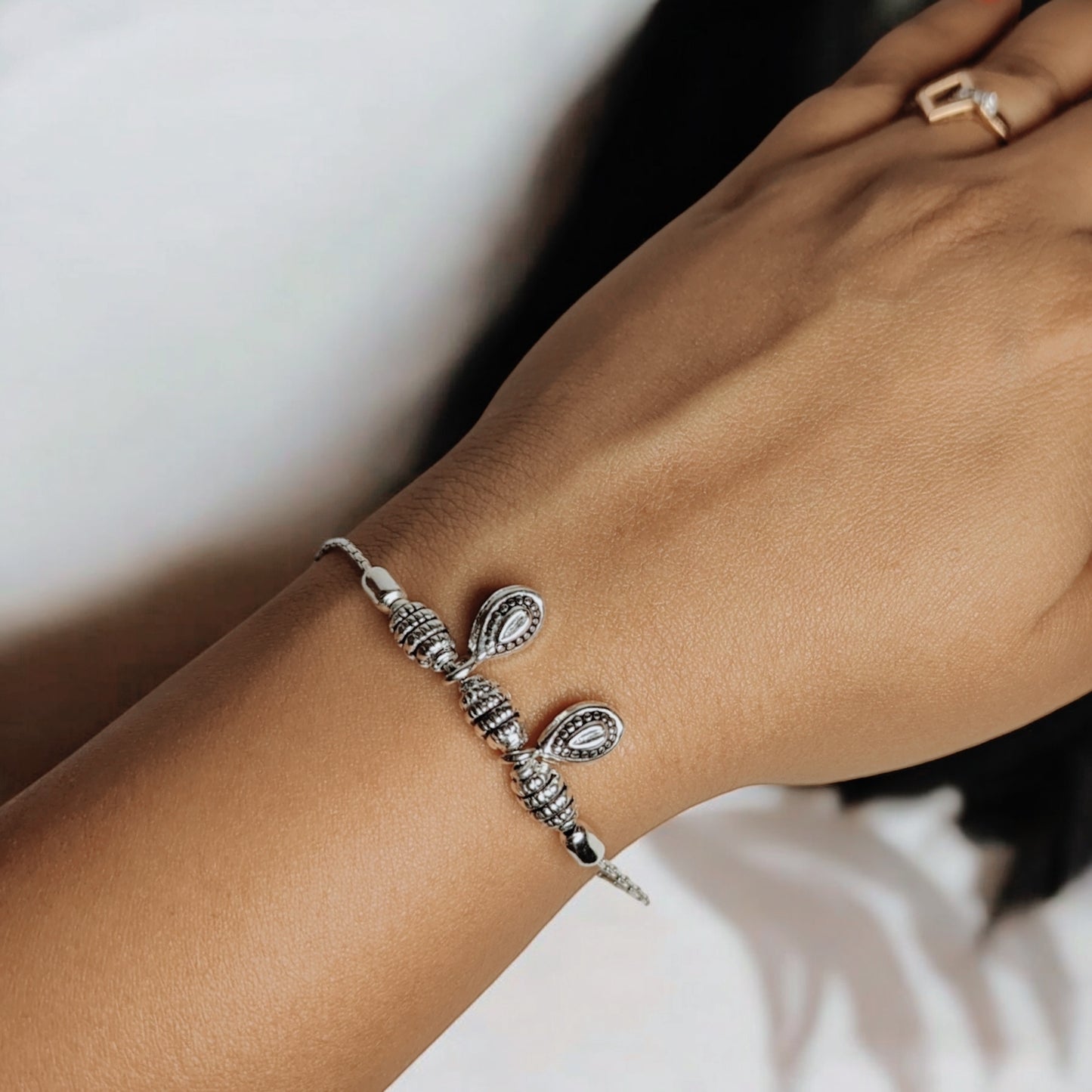 Radiant Roots Silver Bracelet