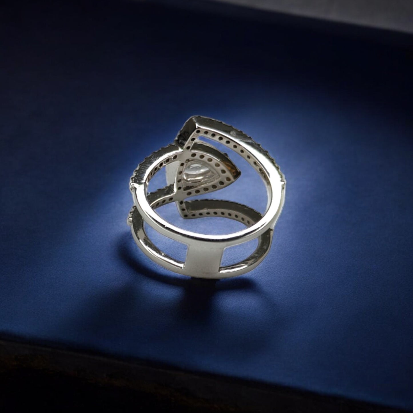 Handcrafted Premium Modern Crystal Wrap Ring