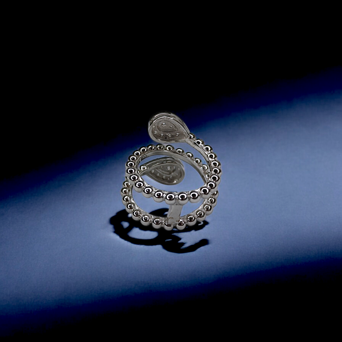 Handcrafted Premium Dew Spiral Ring