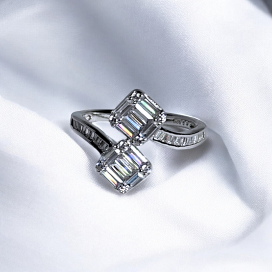 Baguettes Cocktail Ring