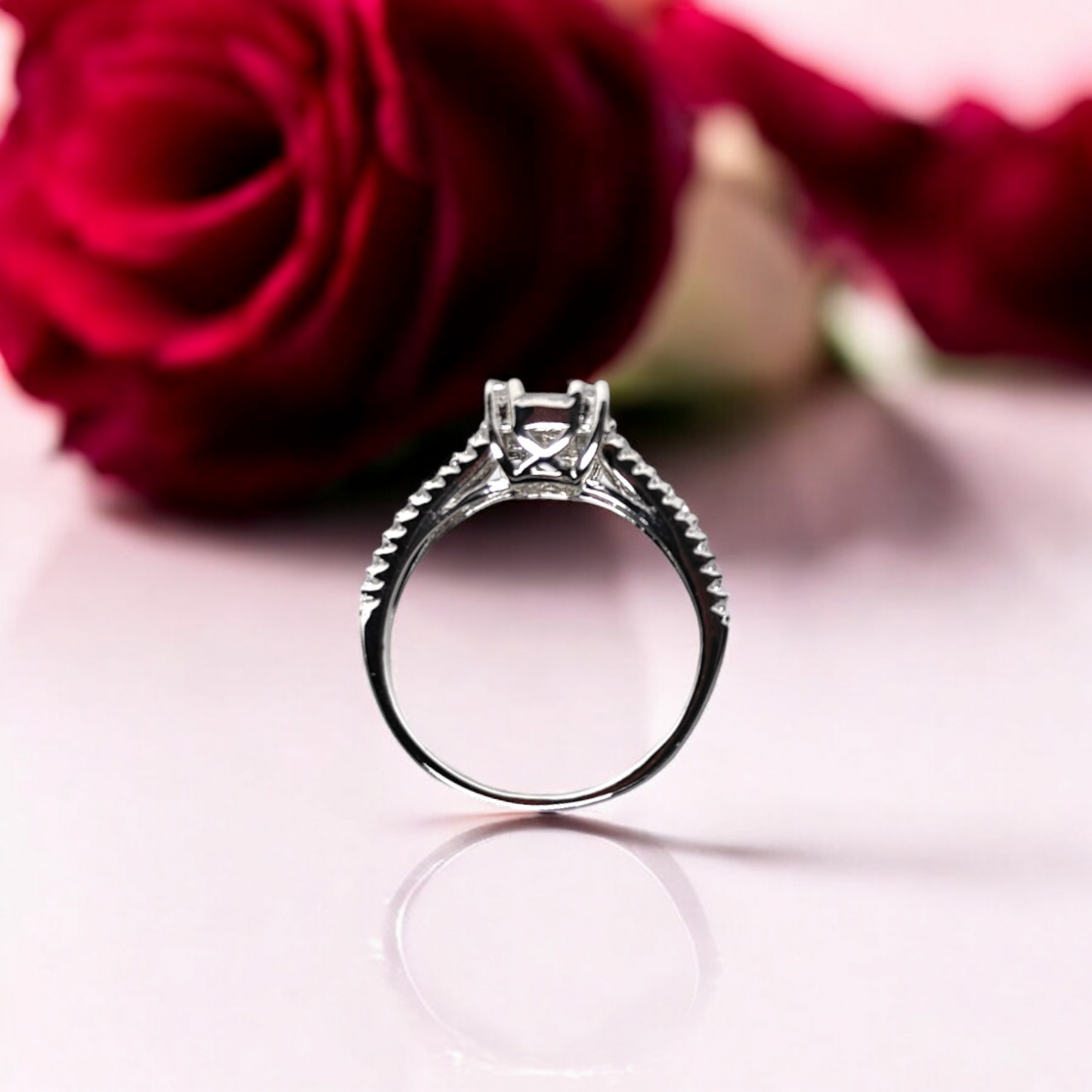 Emerald Radiance Sterling Silver Ring