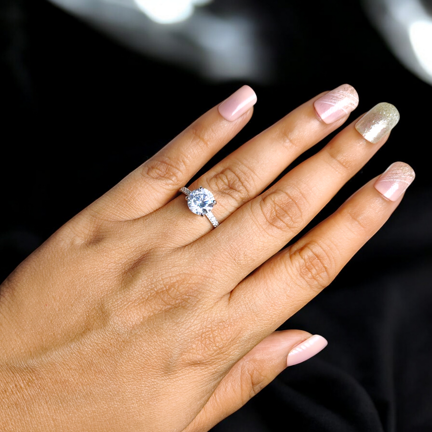 The Luminous Solitaire Ring