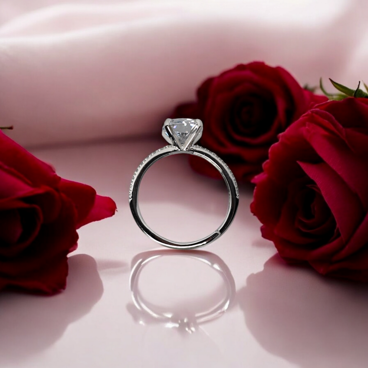 The Luminous Solitaire Ring