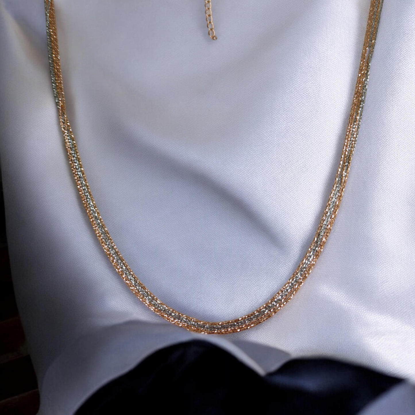 Rose Gold Mesh Chain