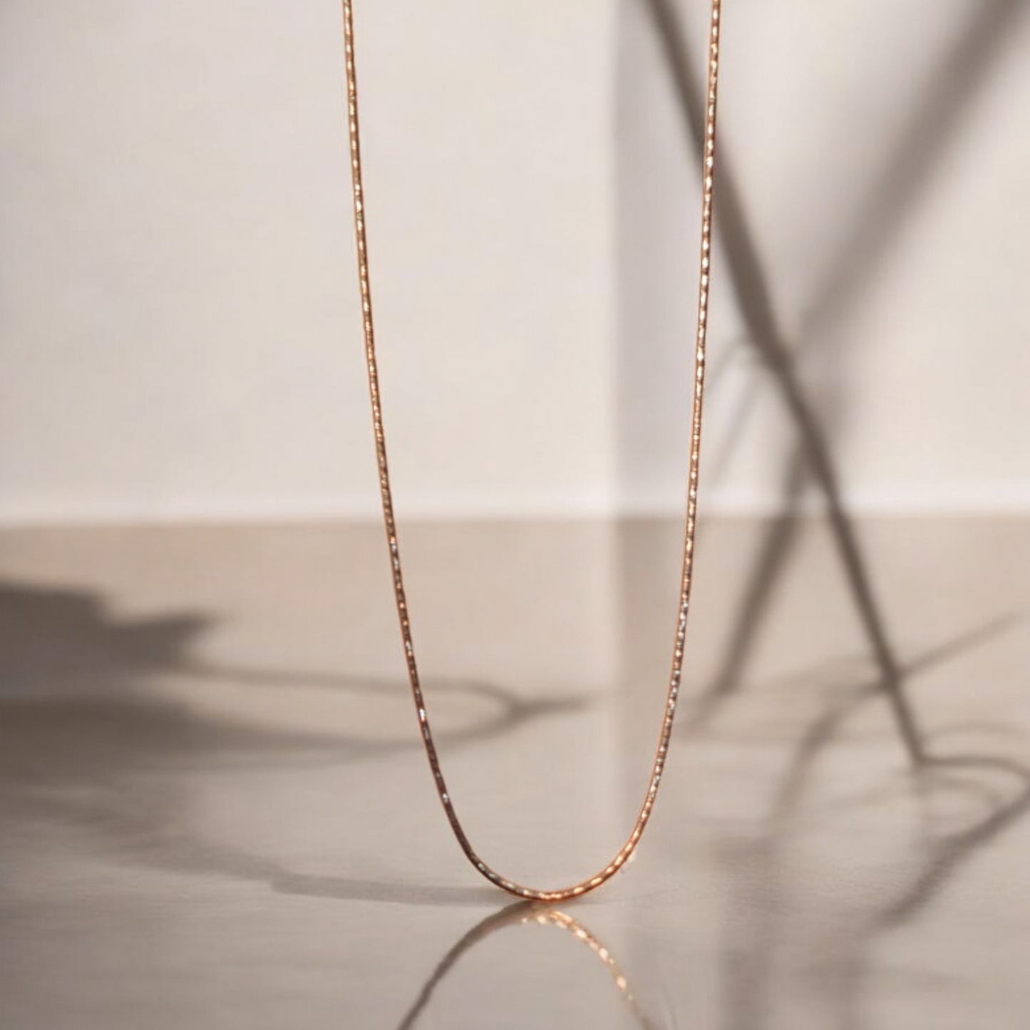 Radiant Rose Gold Chain