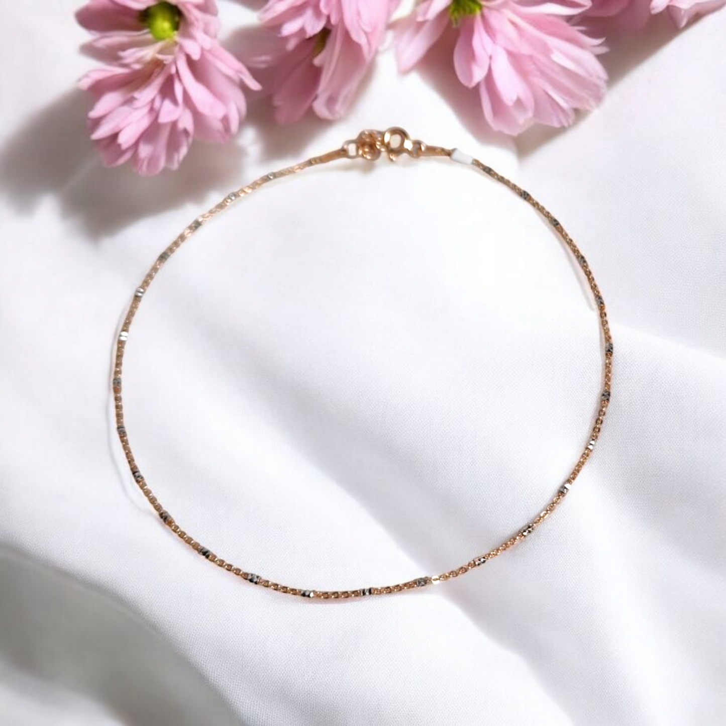 Sunset Rosé Anklet
