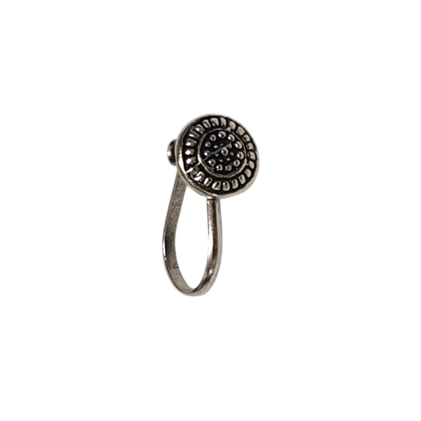 Round Clip On Nosepin