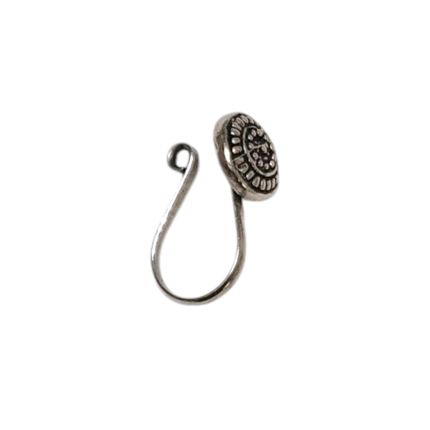 Round Clip On Nosepin