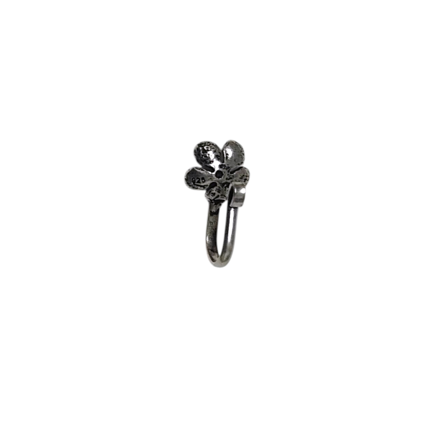 Big Floral Clip On Nosepin