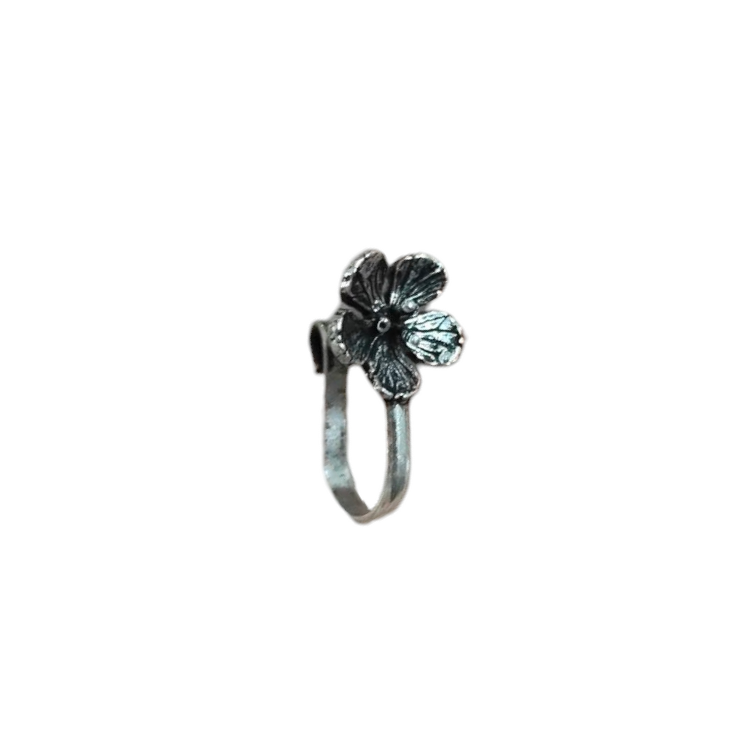 Big Floral Clip On Nosepin
