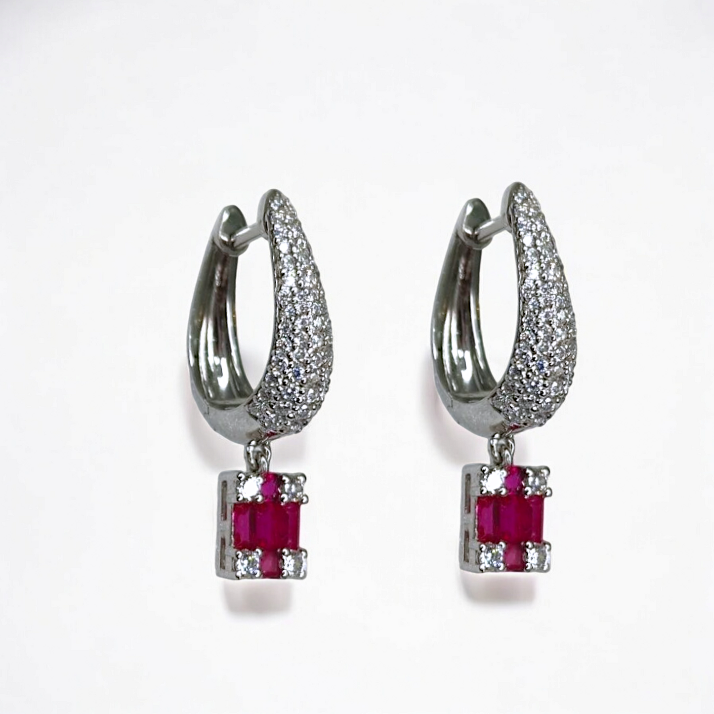 Handcrafted Premium Crimson Radiance Luxe Earrings