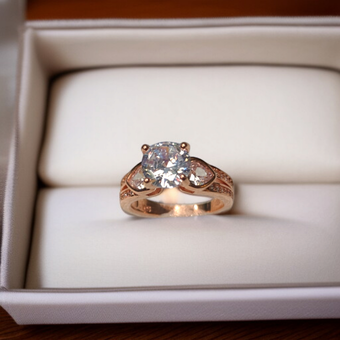 Solitaire Rose Gold Ring