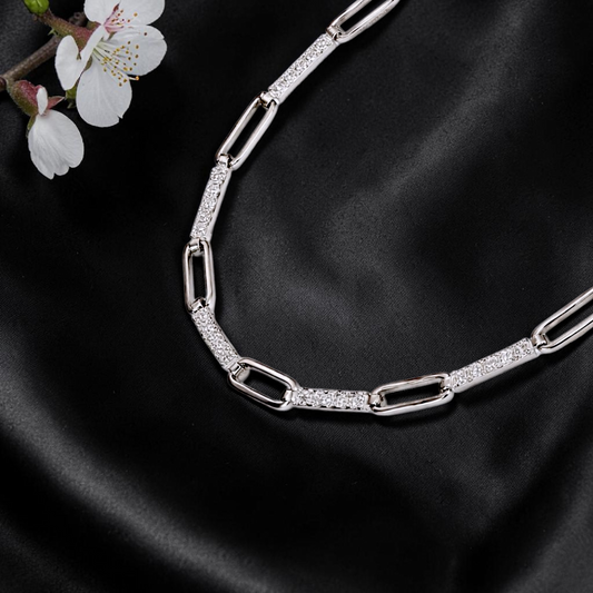 Elegant Link Crystal Bracelet