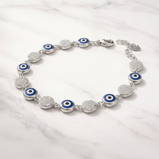 Eyil Eye Tennis Bracelet