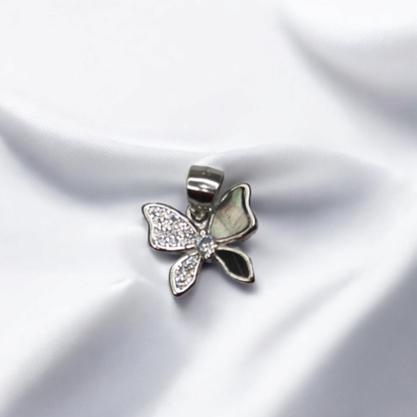 Enchanted Butterfly Pendant MOP