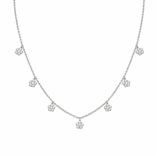 Blossom Drop Charm Necklace