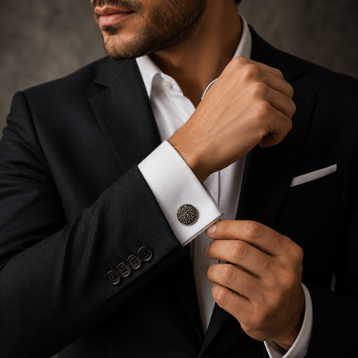 Antique Coin-Inspired Cufflinks