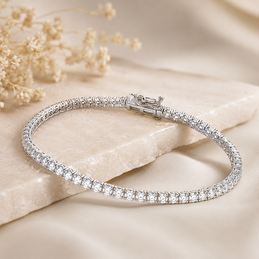 Royal Statement Tennis Bracelet