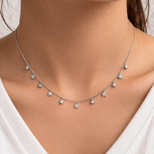 Stellar Star Charm Necklace