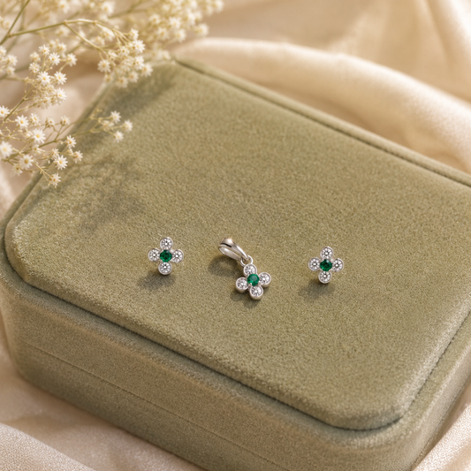 Blossom Spark Pendant Set