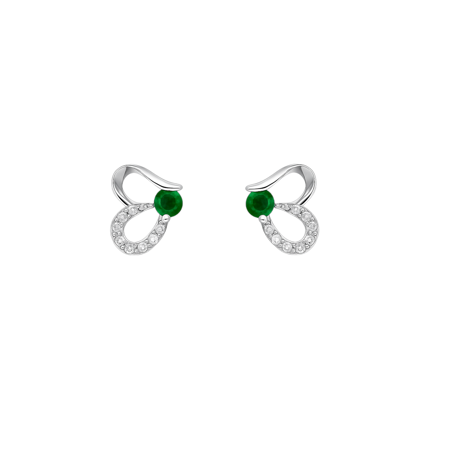Half Flutter Earrings