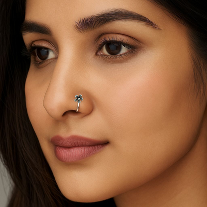 Flower Clip On Nosepin