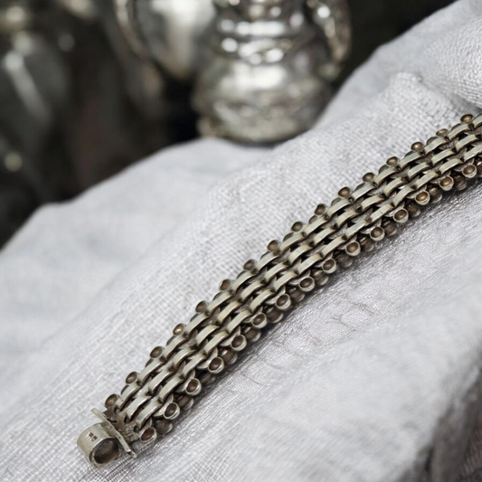 Vintage 925 Silver Link Bracelet