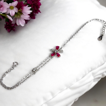 Minimal Floral Bracelet