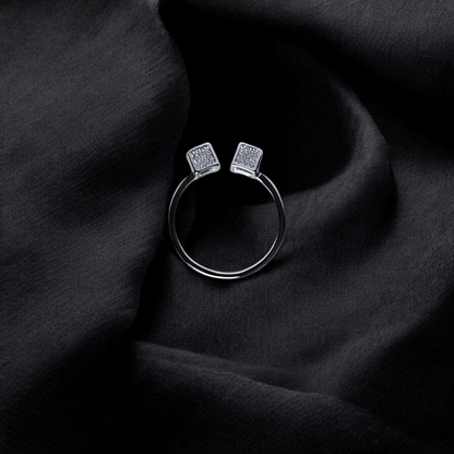 Cube Dazzle Adjustable Ring