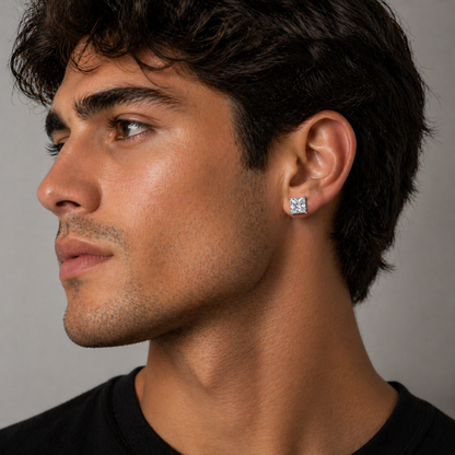 Iced Out Square Studs