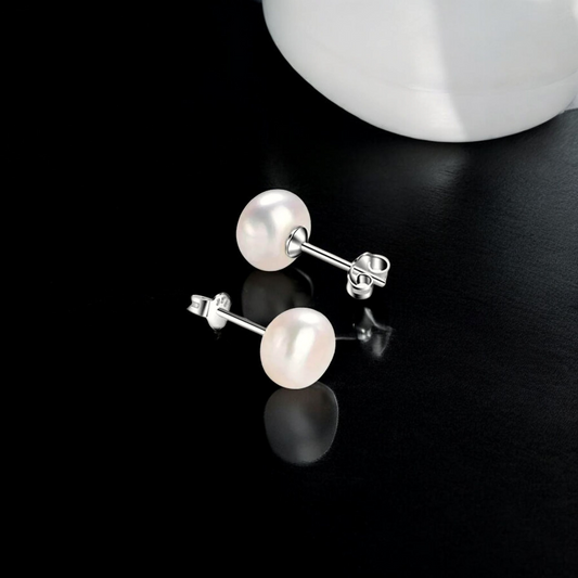 Pearl Stud Earrings Small