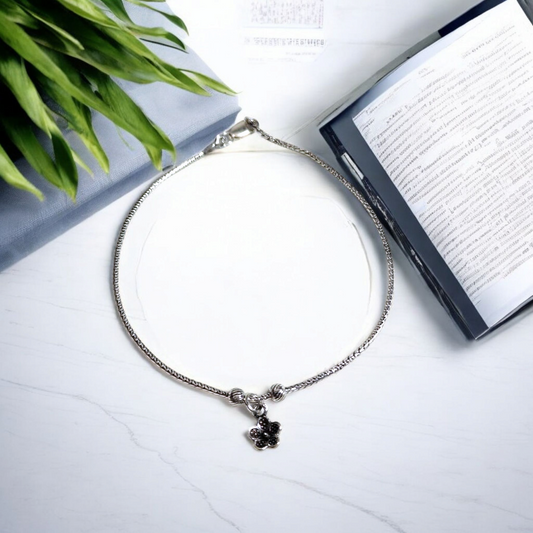Serene Sparkle Anklet