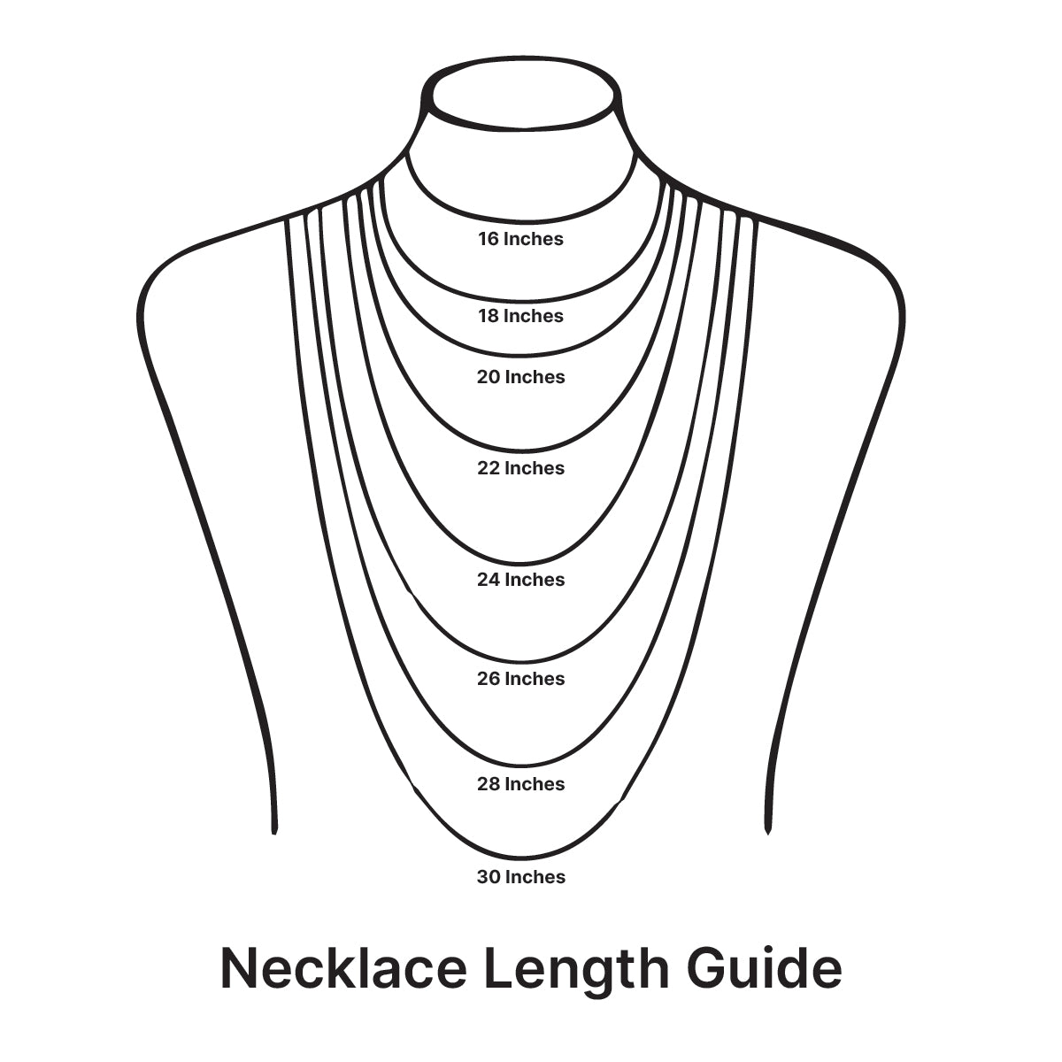 Classic Long Silver Chain Necklace