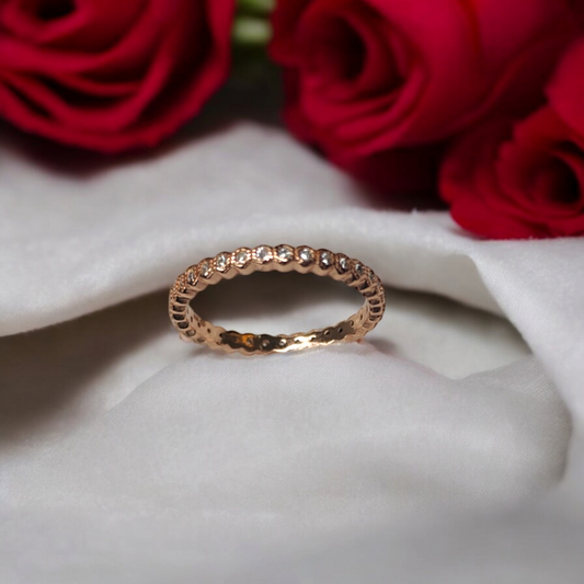 Rose sparkle ring