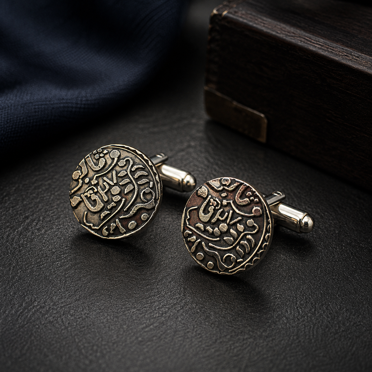 Antique Coin-Inspired Cufflinks