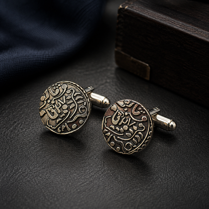Antique Coin-Inspired Cufflinks
