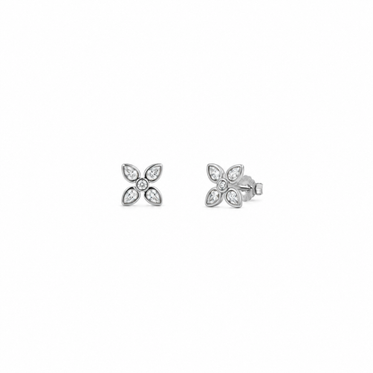 Petal Spark Stud Earrings