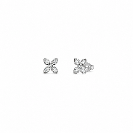 Petal Spark Stud Earrings