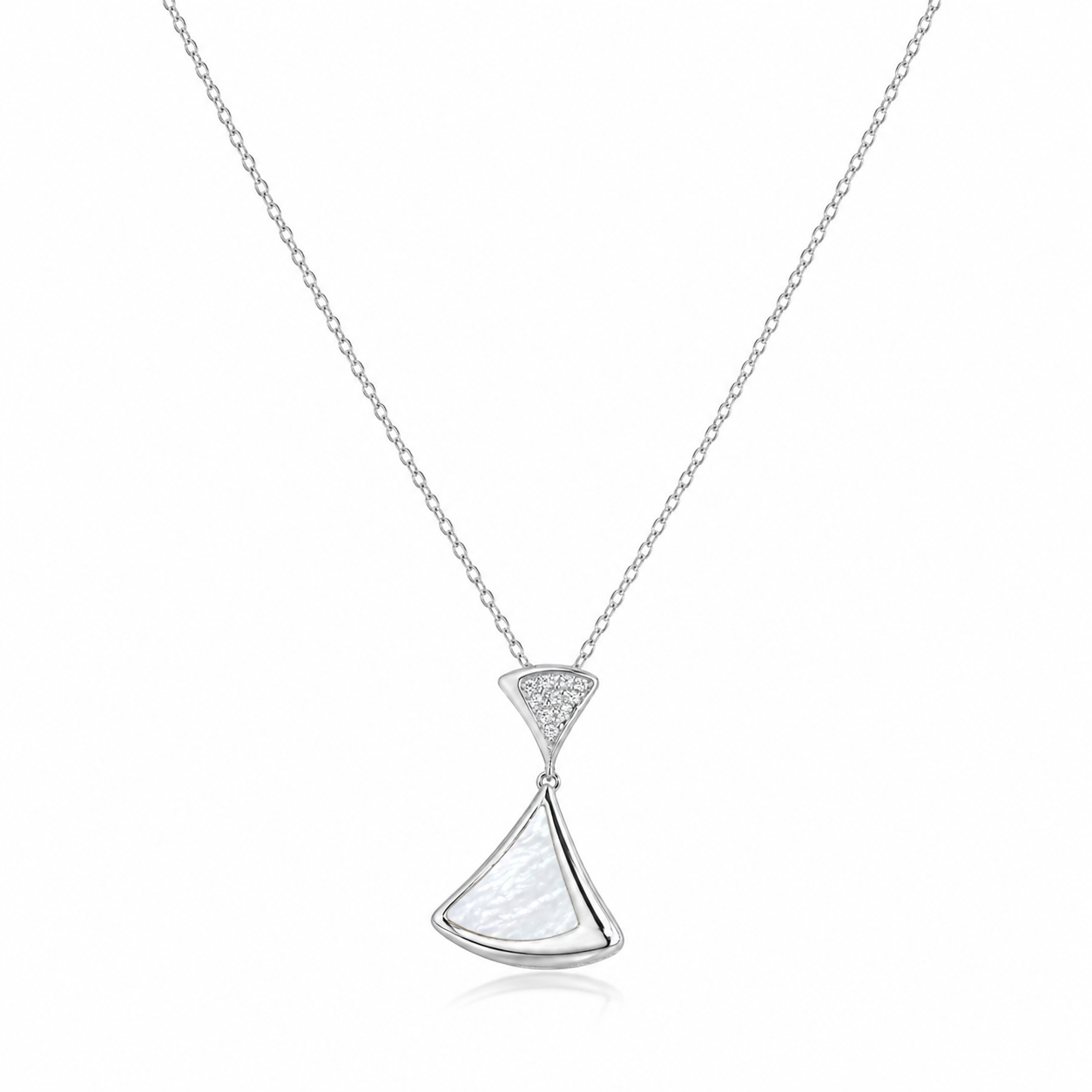 Elegant Hourglass Pendant Necklace