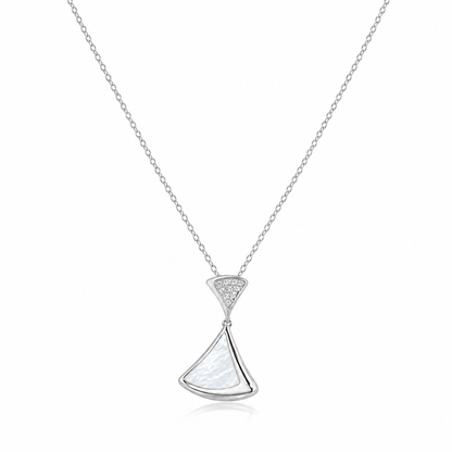 Elegant Hourglass Pendant Necklace