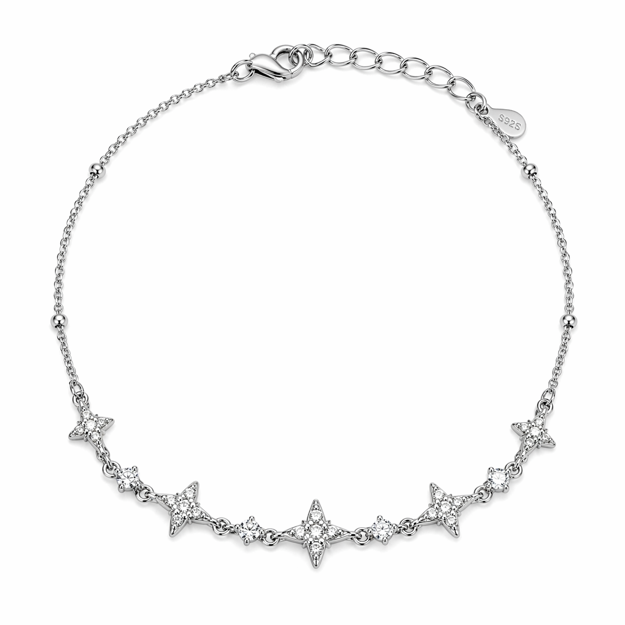 Dainty Star Link Bracelet