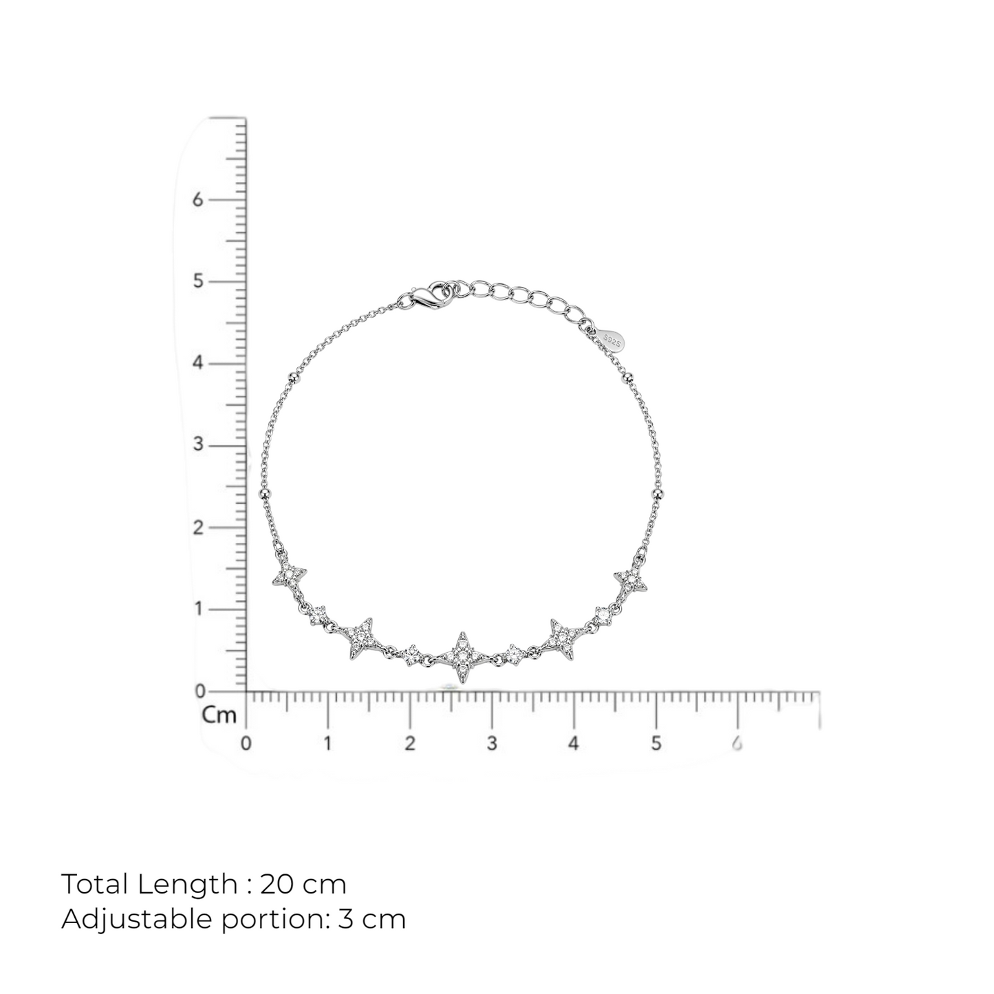 Dainty Star Link Bracelet