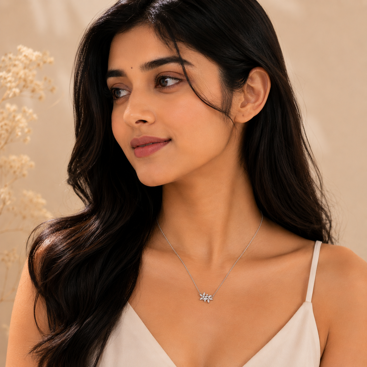 Bloom Sparkle 925 Silver Necklace